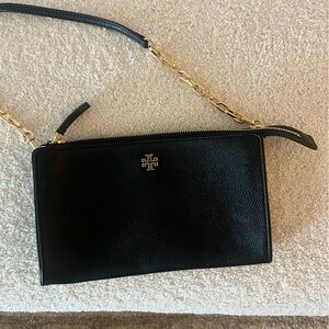 Tory Burch Black leather crossbody